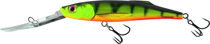 Plaukiantis vobleris Salmo Freediver Super Deep Runner, 7 cm, Hot Perch