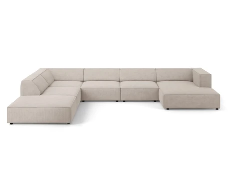Panoramic Left Corner Sofa, "Arendal", 7 Seats, 364x262x70 Made in Europe