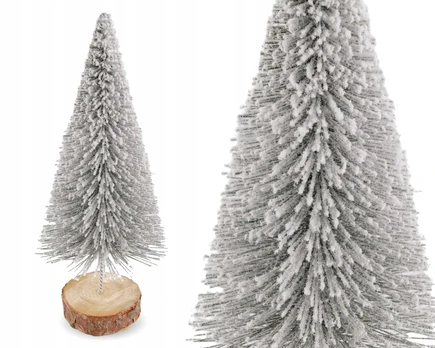 Balta dirbtinė eglutė Erbis Deco Śnieżona, 20 cm