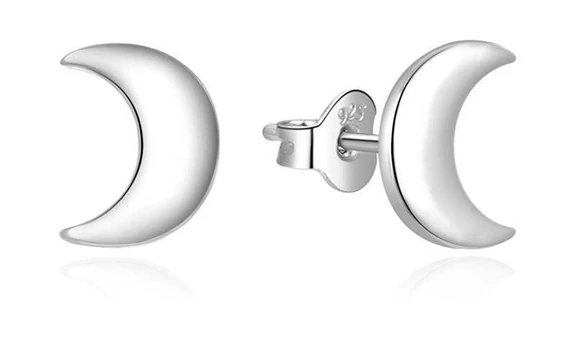 Moiss Fit Sidabrinis Auskarai Moon E0