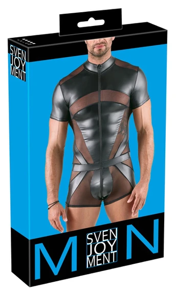 Svenjoyment Men's Playsuit S vyriškas seksualus kombinezonas