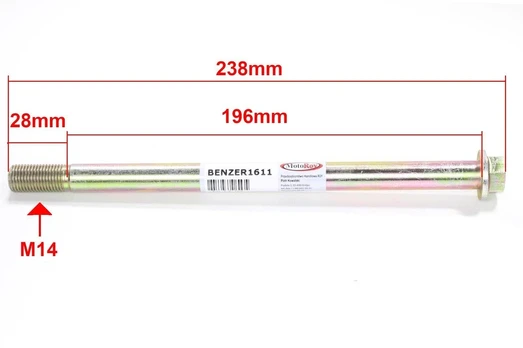 Other AŠIS M14x238mm BENZER BARTON STREET ZIPP GY6