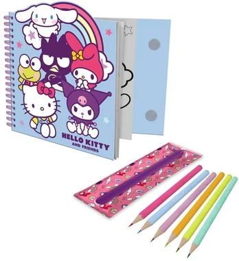 Kids Licensing Hello Kitty and Friends Activity notebook + removable case