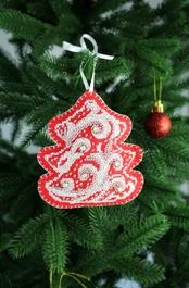 Cross stitch kit "Frost patterns. Christmas tree" ST-1091 kaina