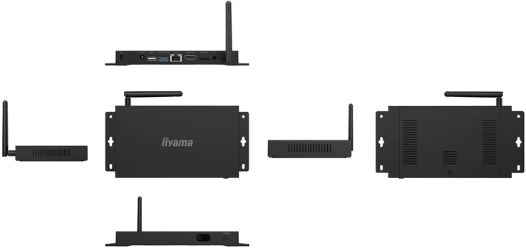 Laikiklis IIYAMA Android-Signage-Box RAM 4 GB iiSignage/Octa-core RK3576/USB/RJ45