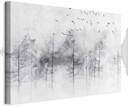 Artgeist Paveikslas - Winter Forest (1 Part) Wide