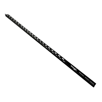 Vogi juodas dušo profilis nuolydžiui formuoti, dešininis 150cm