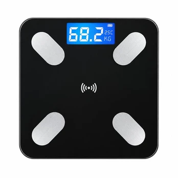 Svarstyklės Išmaniosios vonios svarstyklės, 180 kg, 25W1, LCD, 2x AAA