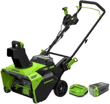 Akumuliatorinis sniego valytuvas Greenworks GD60STK8, 56 cm