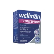 Maisto papildas vyrams Wellman Conception, 30 tablečių kaina