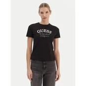 Guess Marškinėliai V6RI02 J1314 Juoda Regular Fit