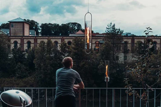 HOFATS SPIN 120 kabantis laikiklis, sidabro