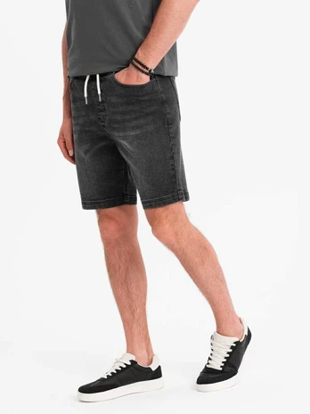 shorts for men - juodas