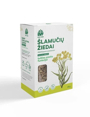 Šlamučių žiedai, Žolelių arbata, 20g