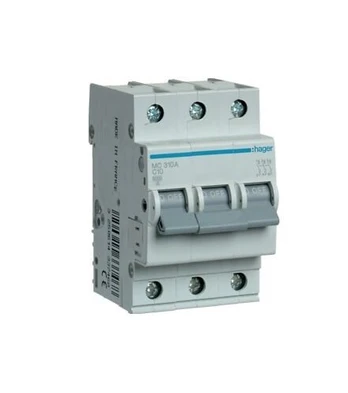 Automatinis jungiklis Hager MC313 (13A, 3P, 400V, 6kA)