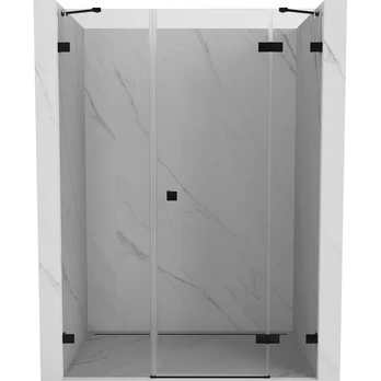 Dušo durys Mexen Lunar Right, 155 cm x 200 cm, juoda