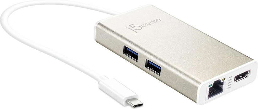 J5 Create J5Sukurkite USB-C DAUGIUS ADAPTERĮ –/HDMI/ETHERNET/USB 3.1 HUB/PD 2.0