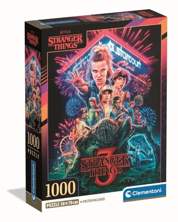 Clementoni CLE puzzle 1000 CompactNetfl.StrangerThings 39979