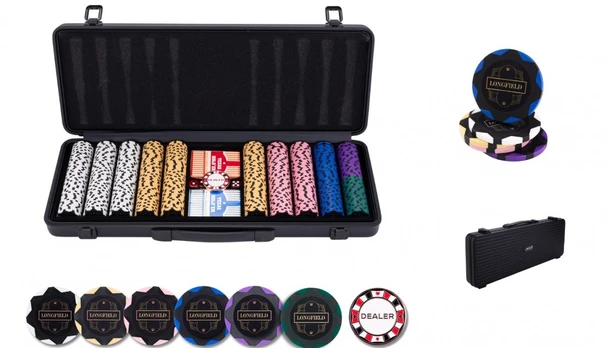 Game Poker 500 (14 g) set without denominations