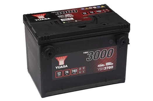 YUASA YBX3780 74Ah 740A (EN) akumuliatorius