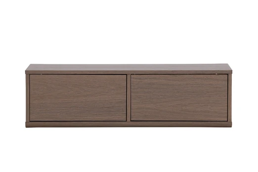 Dragh TV Stand 100x35x28 cm - MDF Frame / Mocca 3D Paper