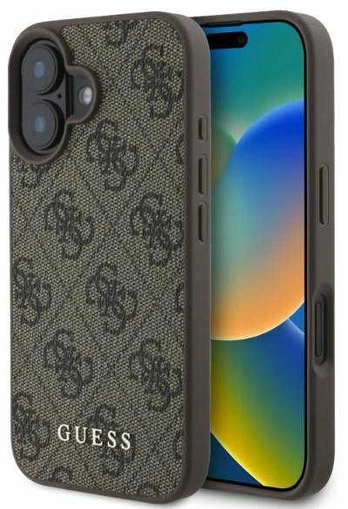 Guess GUHCP16SG4GFBR iPhone 16 6.1" ruda/ruda hardcase 4G Classic