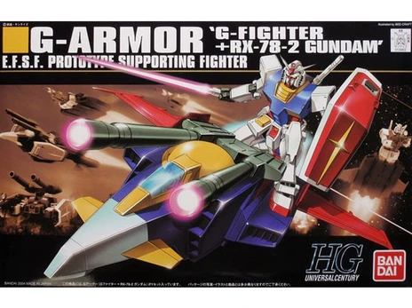 Bandai - HGUC G-ARMOR G-FIGHTER+RX-78-2, 1/144, 60394