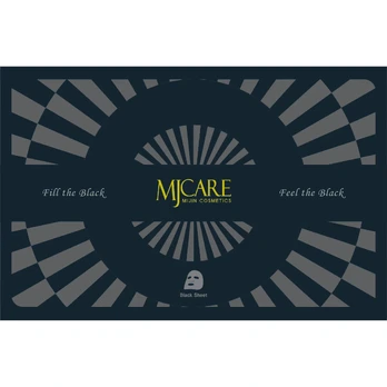 Mijin, Mjcare, Charcoal, Eliminates Impurities, Sheet Mask, For Face, 25 ml