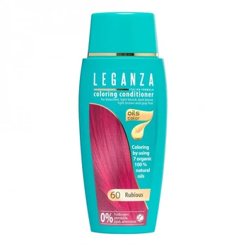 LEGANZA 60 RUBIOUS dažomasis plaukų kondicionierius, 150 ml 60 Rubious