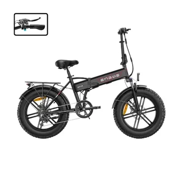 ENGWE EP-2 PRO BOOST elektrinis dviratis (20") ENGWE-EP2BOOST-ORANGE-THROTTLE