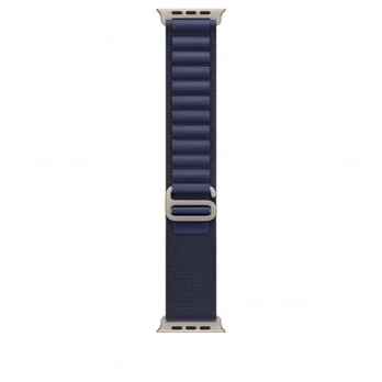 Apyrankė Apple Watch 49mm Navy Alpine Loop - Large - Natural Titanium Finish