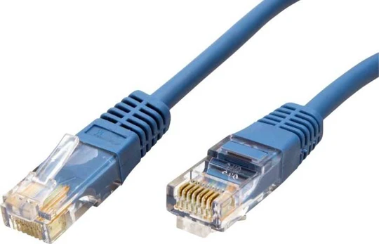 Roline PATCHKABEL KAT5E 5,0 M UTP, BL?, RJ45 U/SK?RM HAN:HAN
