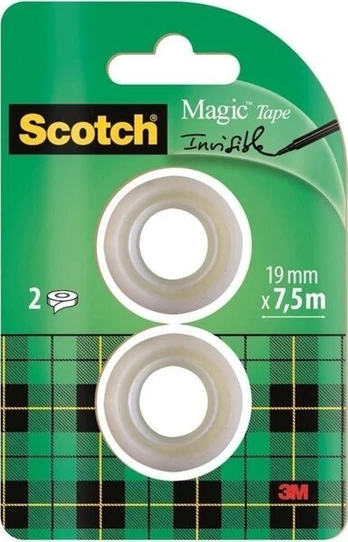 Scotch Magic 19 mm biuro juosta (2 vnt.)