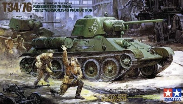 Tamiya - Russian T-34/76 "ChTZ", 1/35, 35149