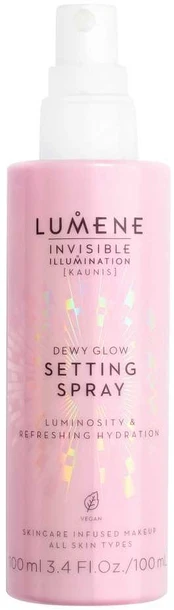 Lumene Invisible Illumination Dewy Glow Setting Purškiklis, 100 ml