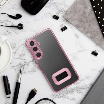 GLAM dėklas XIAOMI REDMI NOTE 14 Pro 5G pudrai rožinis