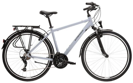 Dviratis turistinis Kross Trans SR Matte, 28 ", M rėmas, pilka sp.