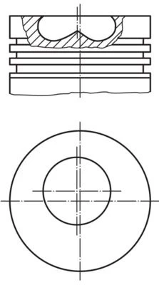 Stūmoklis MAHLE 015 06 00