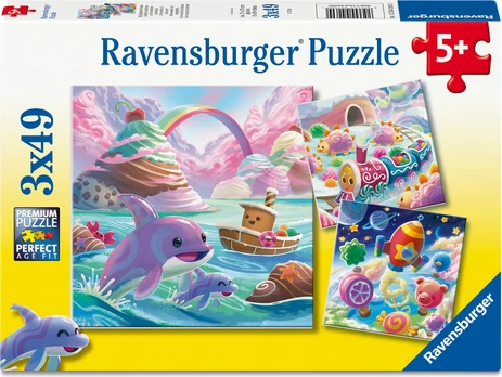 Ravensburger - Candy World 3x49p (12004260)