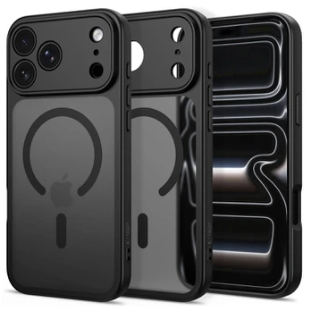 Matinis juodas dėklas Apple iPhone 17 Pro / 18 Pro telefonui "Tech-Protect BasicMag Magsafe"