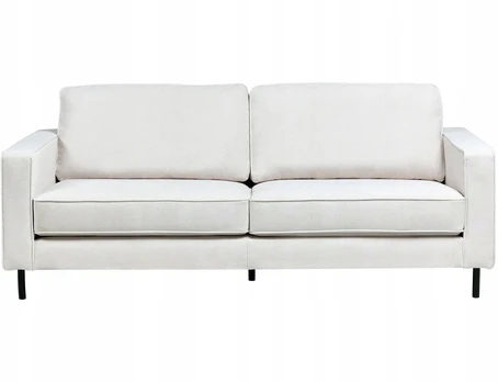 Beliani Trijų vietų sofa SAVALEN, balta