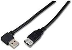 Kabelis USB MicroConnect USB-A - USB-A 1.5 m Juodas (USBAAF2ABLACK)