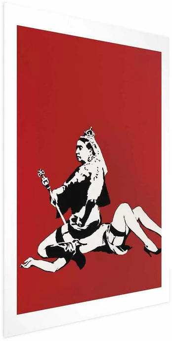 Artgeist Plakatas - Banksy: Queen Victoria