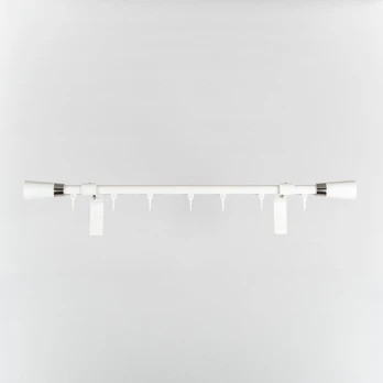 Karnizas "IMPERIA" viengubas, baltos sp. 200 cm.