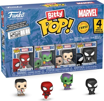 Funko Blister 4 figures Bitty POP Marvel Spider-Man