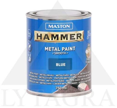 HAMMER DAŽAI METALUI SMOOTH Mėlynas 750ML
