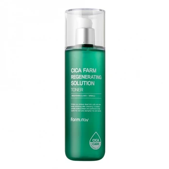 FARMSTAY CICA FARM REGENERATING SOLUTION veido tonikas, 200 ml