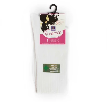 Bisoks Zeķes siev. klfavorite 22181 balta 35-38