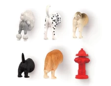 Dog Butt Magnets 6 Per Set kaina