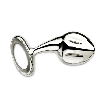 njoy Pure Plug 2.0 analinis kaištis, 8,9 cm, sidabrinis
